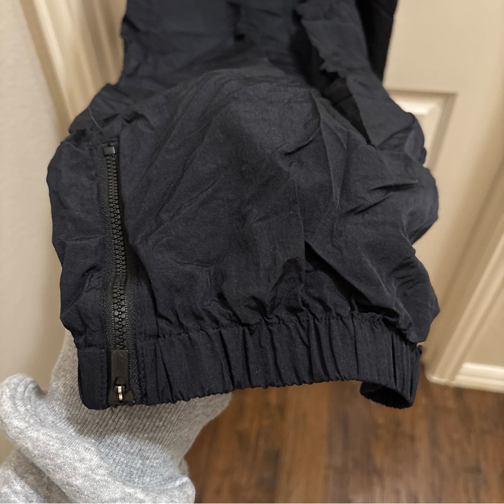 FP Movement Free People Down To Earth Jumpsuit XS Black Boho Zip Cuff Casual - Picture 7 of 9